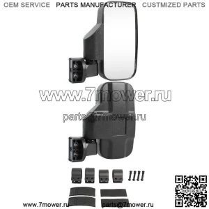Набор боковых зеркал заднего вида UTV для Kawasaki Mule PRO FX FXT DX DXT PRO-MX Teryx