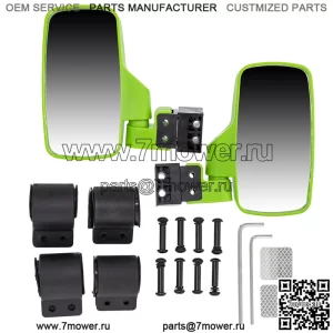 Комплект боковых зеркал для John Deere Gator HPX XUV 550 560 590 835 Зеленый (для: John Deere Gator HPX HPX815E)