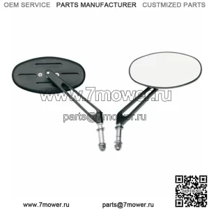 Комплект зеркал  Black Stealth I Mirrors Harley Sportster Softail Bobber (Для: Harley-Davidson)