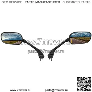 Сменные боковые зеркала для Yamaha 2006 2007 2008 2009 2010 2012 2013 2014 FZ1 2015 FZS1 FZS10 черное зеркало заднего вида в сборе