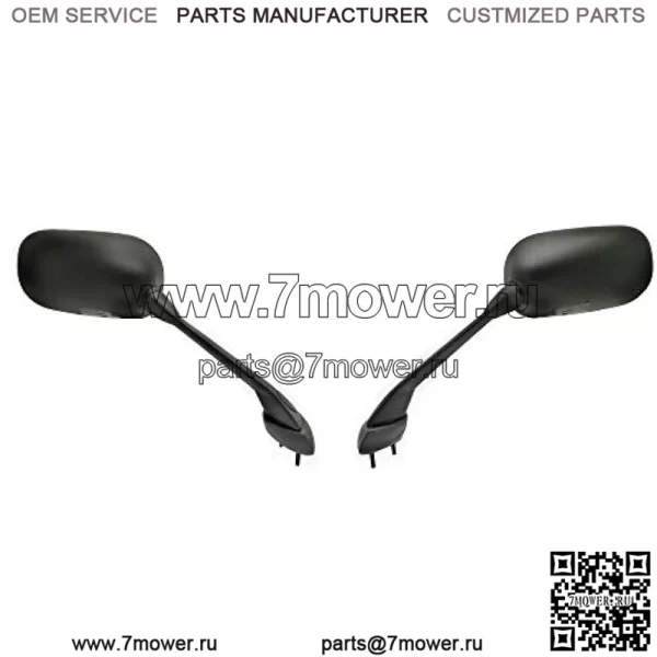 Сменные боковые зеркала для Yamaha 2006 2007 2008 2009 2010 2012 2013 2014 FZ1 2015 FZS1 FZS10 черное зеркало заднего вида в сборе - Image 3
