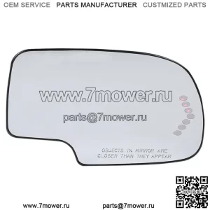 Подходит для 03-07 ChevyGMC Cadillac, стекло зеркала со стороны пассажира с подогревом и сигналом поворота (для: более одного автомобиля)
