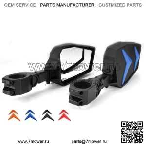 Боковые зеркала заднего вида UTV, 1,75-2 дюйма, дуга безопасности для Honda Talon Can Am Yamaha YXZ (подходит: Yamaha Rhino 660)