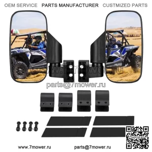 Боковые зеркала заднего вида UTV SXS для Can Am Defender HD8/HD10 Maverick Trail/Sport (подходит: Yamaha Rhino 660)