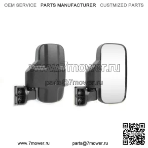 Боковые зеркала заднего вида UTV для John Deere Gator HPX 625I 825I 860I 855D XUV (подходит: Yamaha Rhino 660)