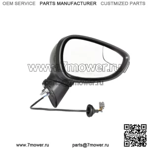 Подходит для 2014-2019 Ford Fiesta Зеркало пассажира с правой стороны FO1321460 Черный