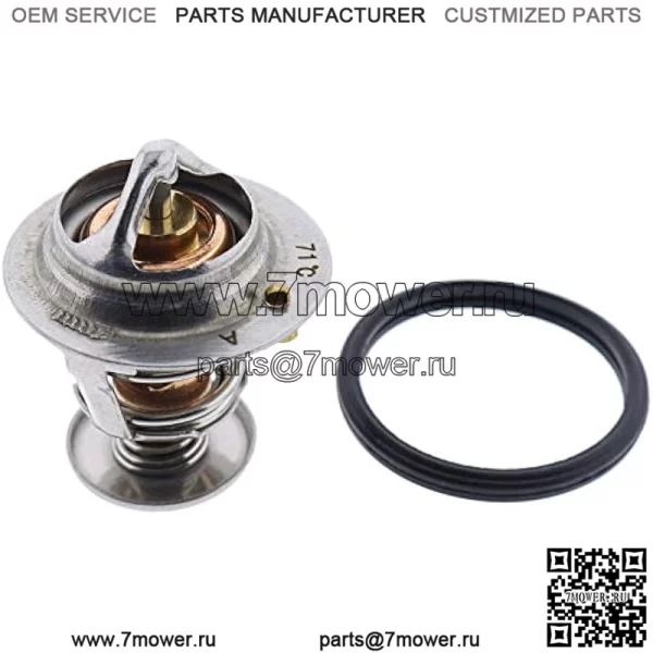 Термостат M811034 с уплотнением для John Deere 670 770 790 870 970 990 1070 2027R 2032R 2520 2720 3203 3320 3520 3720 3045R 3046R 4052M 4052R 4200 4300 4400 4500 4600 4610 4700 4710 Тракторы - Image 3
