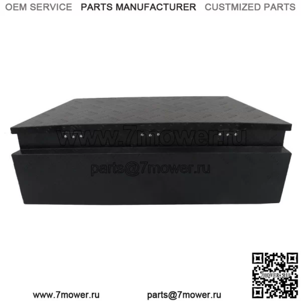 Ящик для инструментов из алюминиевого сплава размером 39 x 16,5 x 12 дюймов с одинарной стойкой, замком и ключами. - Image 3