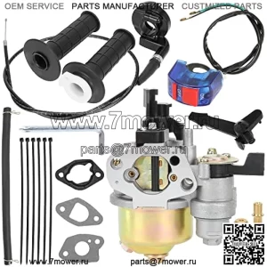 GX160 Карбюратор Carb Jet 7/8 Поворотный трос дроссельной заслонки в сборе для Predator 196cc 212cc 6.5hp Coleman CT200U CT200U-EX BT200X Baja Warrior Heat MB165 MB200 Massimo Trailmaster Запчасти для мини-велосипеда