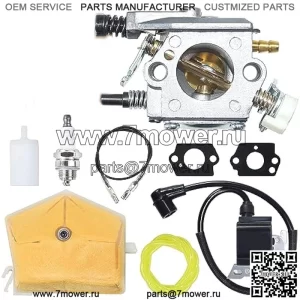 503281504 Карбюратор с катушкой зажигания Заменяет Husqvarna 503281504, WT-170, WT-170-1 для бензопил Husqvarna 51 55