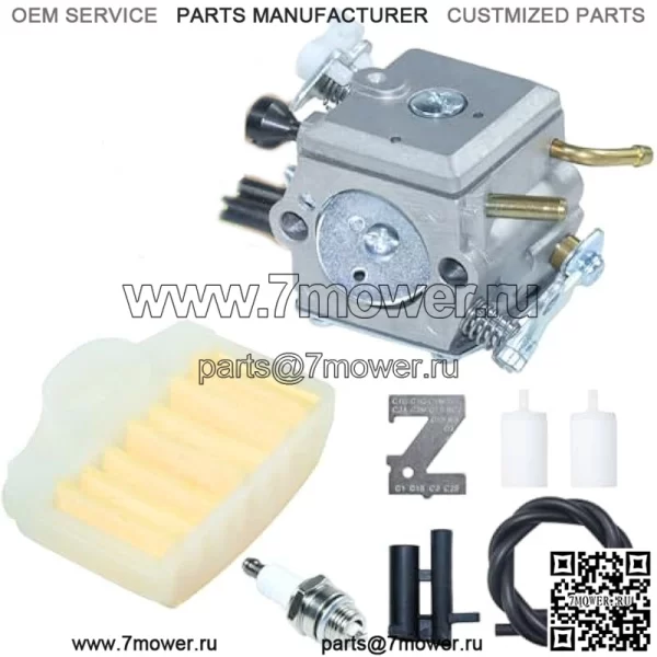 503281801 Карбюратор с воздушным фильтром 575269103 в сборе для Husqvarna 362 365 371 372 Бензопила заменяет Husqvarna 5032818-01 5032832-03 503281801 503283203 Hd-12B
