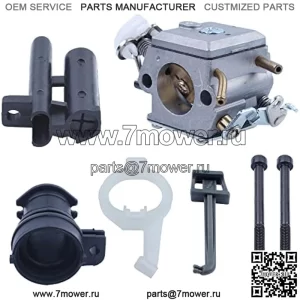 Комплект впускного коллектора карбюратора для Husqvarna 362 365 371 372 372XP для детали бензопилы, карбюратора, дроссельной заслонки, впускного коллектора, втулки, опоры впуска, болта карбюратора