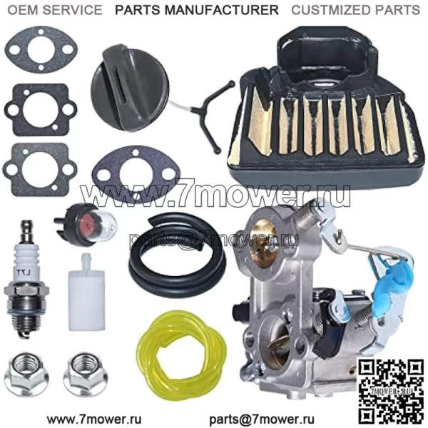 Комплект карбюратора для Husqvarna 455 460 Rancher 461 для бензопилы Jonsered CS2255 544883001 Walbro WTA-29 WTEA-1-1 - Image 2
