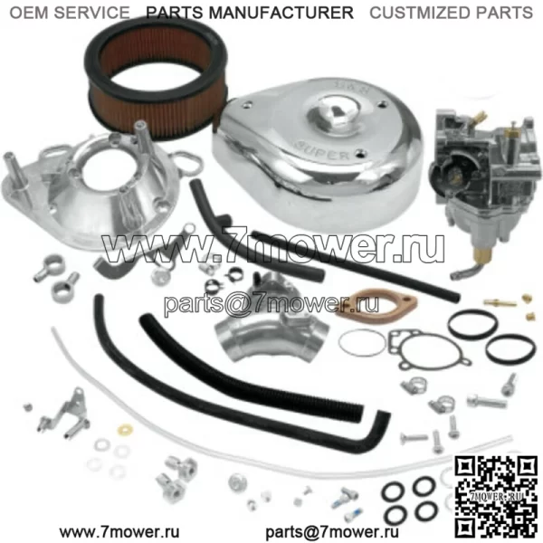 Комплект карбюратора Super G Carb 1993-1999 Harley Evolution EVO Big Twin 11-0434 (Для: Harley-Davidson)