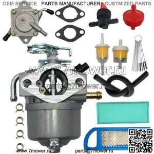AM122006 Карбюратор подходит для John Deere AM18740 AM121391 Gator 6X4 Worksite PC2387 32429 32256 32414 32429 Заменить карбюратор Gator 4x2. С воздушным фильтром и топливным насосом