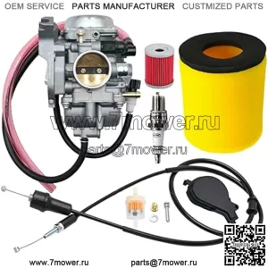 Карбюратор Eiger 400 для Suzuki LT-F400 2x4 4x4 2002-2007 заменяет # 13200-38F22 13200-38F2V с тросом дроссельной заслонки