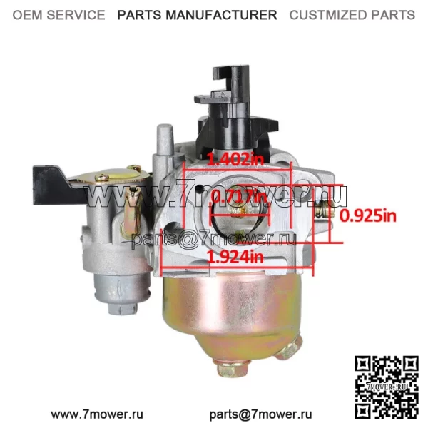 Карбюратор для двигателя Harbour Freight Predator Engine 212cc, 60363, 69730 Карбюратор - Image 2