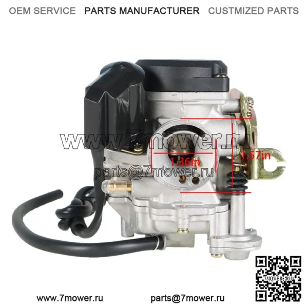 GY6 Cvk 50cc 100cc карбюратор большого диаметра 139QMB 139QMA скутер мопед ATV - Image 4