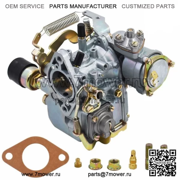 Карбюратор карбюратора для VW 34 PICT-3 12V электрический дроссель 1600CC 113129031K - Image 2