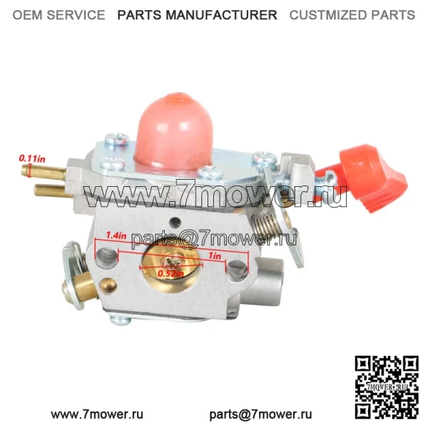 358794703 358794704 Комплект карбюратора воздуходувки для Zama C1U-W43 Poulan VS-3 - Image 2