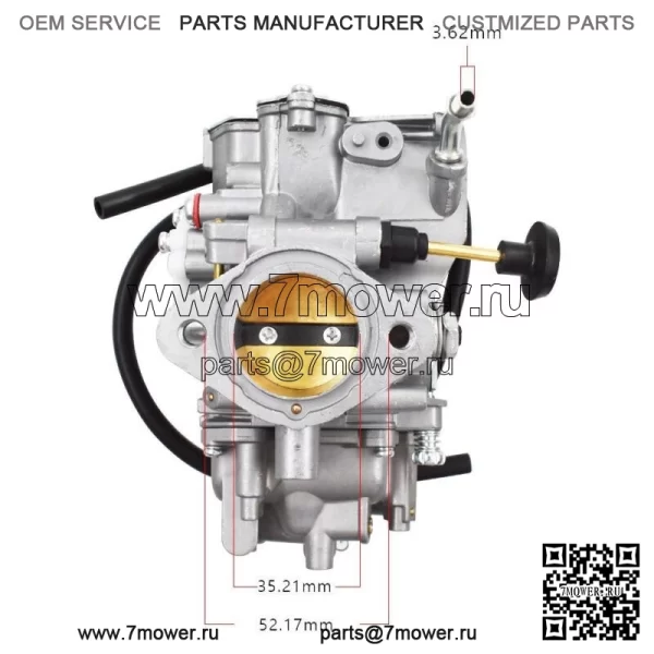 Впуск карбюратора для Yamaha Warrior 350 YFM 350 Yfm350 1987-2004 Atv Quad Carb - Image 5