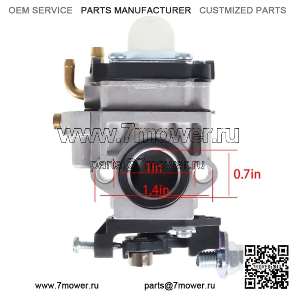 Подходит для карбюратора, газового 2 цикла 43cc Powermate PCV43, детали мотора румпеля, топливопровод - Image 2