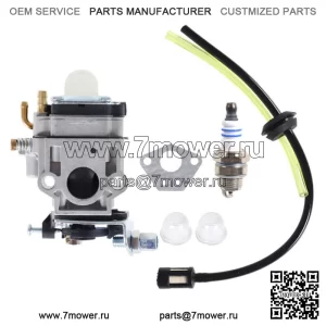 Подходит для бензинового 2-циклового 43-кубового двигателя Powermate PCV43, детали двигателя румпеля, карбюратор топливной линии