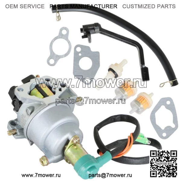 Карбюратор с топливным фильтром для газогенератора Predator 420CC 6500W 7000W 188F
