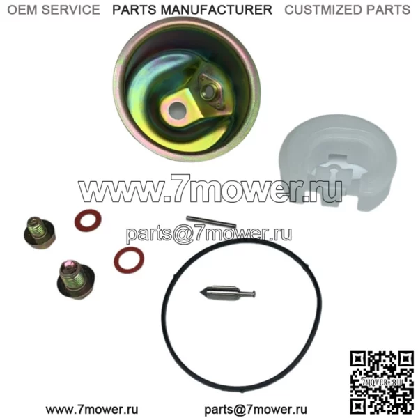 Комплект карбюратора подходит для Honda GX240 GX270 GX340 GX390, поплавковая прокладка игольной чаши