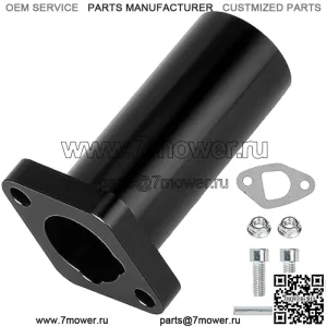 Труба впускного коллектора для карбюратора Pwk 24 Predator 212cc 224 196cc 200cc 6,5 л.с. Двигатель Coleman CT200U BT200X KT196 Baja Warrior Mb200 Gx160 Hammhead 80T Мини-велосипед Go Kart Performance Part