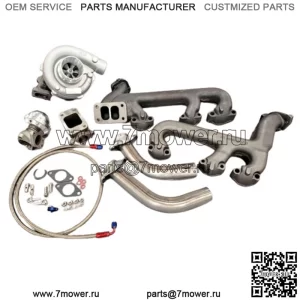 4.3L Turbo Kit Горячие детали T3 Cast 4.3 ДЛЯ Chevy GMC Турбокомпрессор V6 Масло перепускной заслонки (Для: более одного автомобиля)