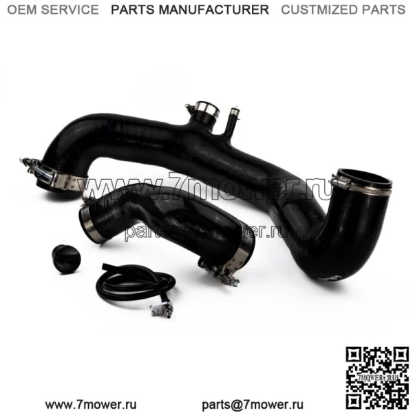 Can Am Maverick X3 2020+ Только силиконовые зарядные трубки Turbo — ЧЕРНЫЕ