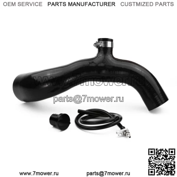 SxS Черный силиконовый переходник для продувочного клапана Can Am Maverick X3 Turbo 120HP