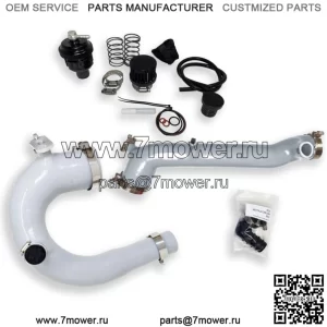 СЕРЫЙ Polaris RZR Turbo R & PRO XP Комплект силиконовых заправочных трубок и продувочный клапан