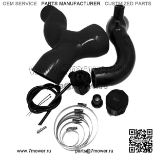20-22 Ski-Doo 850 Turbo 6-слойный HD-силиконовый комплект заправочной и впускной трубок, ЧЕРНЫЙ BOV