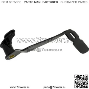 9 5/8" Черная педаль тормоза с прорезями 42407-08 Harley Touring 08-13 (Для: Harley-Davidson)