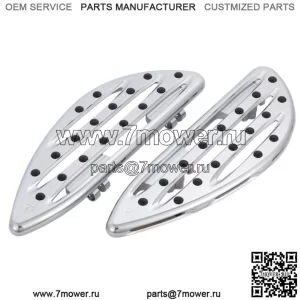 Комплект накладок на пол  Deep Cut Driver, хром, пара 16 дюймов для Harley Touring 99+ (для: Harley-Davidson)