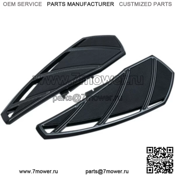 Курякын Black Phantom Driver Подножки Подножки Harley Softail 2018-20 FL (Для: Harley-Davidson)