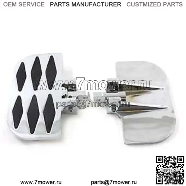 Chrome Diamond Mini Половицы Подножки Подножки Harley Softail Dyna Sportster (Для: Harley-Davidson)