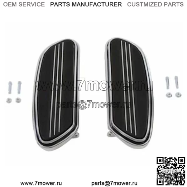 Хромированные подножки Streamliner Половые доски Harley Softail Touring Bagger Dresser (Для: Harley-Davidson)