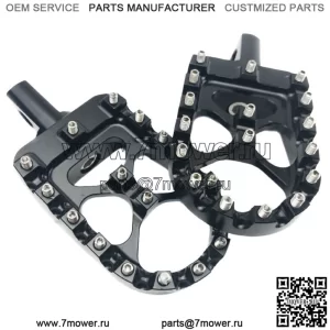 Подножка на платформе для мотоцикла ACM Black Aluminium MX Harley Dyna Sportster Softail (Для: Harley-Davidson)