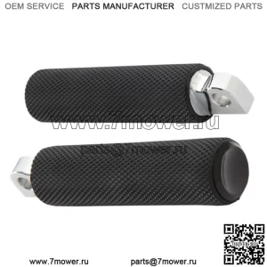 Подножки Fusion с накаткой Подножки Черные резиновые мужские крепления Harley (Для: Harley-Davidson)