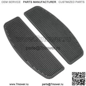 Подножка для ног водителя, черная резиновая вставка Harley Touring 06-20 50614-06 (Для: Harley-Davidson)