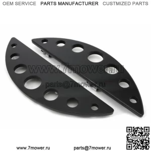 Черные полумесяцы, половицы водителя, подножка 80-17 Harley Touring Softail (для: Harley-Davidson)