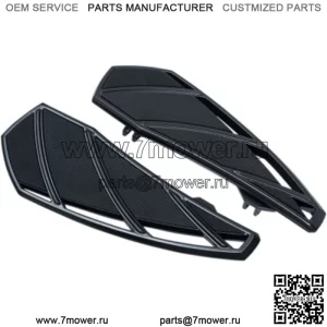 Курякын Black Phantom Driver Подножки Подножки Harley Touring Softail 83+ (Для: Harley-Davidson)