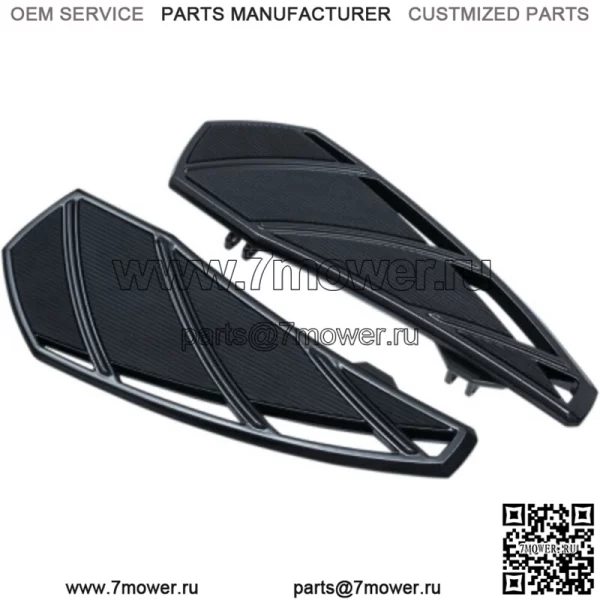 Курякын Black Phantom Driver Подножки Подножки Harley Touring Softail 83+ (Для: Harley-Davidson)
