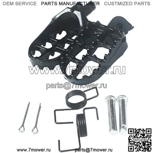 Подножки для ног для Yamaha YZ125 YZ250 PW50 PW80 BW80 DT50 RT100 RT180 TT225S TT225T TTR110 TTR90 TW200 WR200 250 500 XT225 XT250 XT350 Байк-байк, алюминиевый черный цвет