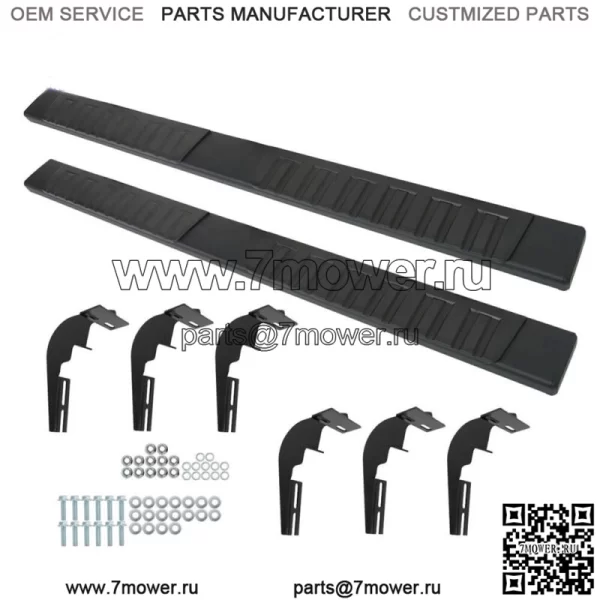Quad Cab 6-дюймовая черная подножка Nerf Bar Side Step H для Dodge Ram 2009-2018 гг.