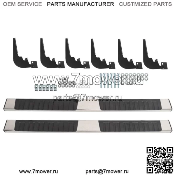 Для Dodge Ram 1500 Crew Cab 2009-2018 6 дюймов, боковые ступеньки, Nerf Bars, подножки, SS