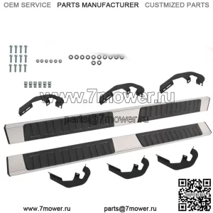 6-дюймовые подножки для Silverado GMC Sierra Double Extended Cab 2007-18 Side Step
